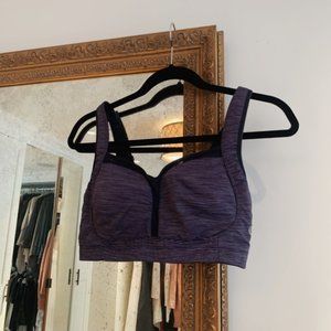 Lululemon TaTaTamer Sports Bra Navy/Purple Stripes